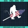 Bigfoot 4Th Of July Fireworks Svg