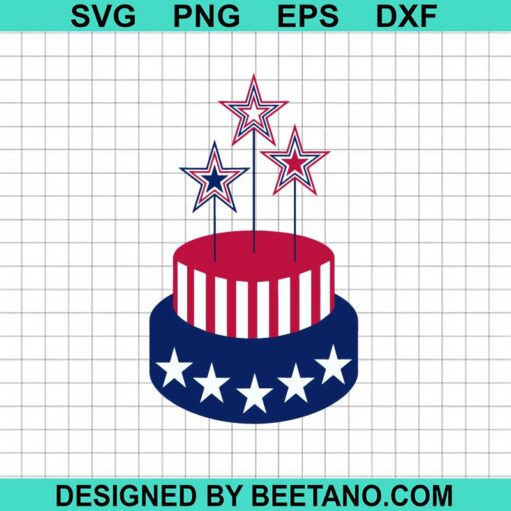 4th Of July Cake SVG