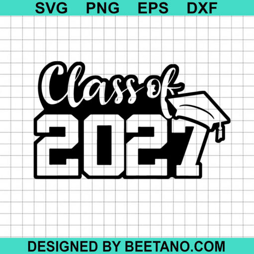 Class Of 2027 Graduation SVG