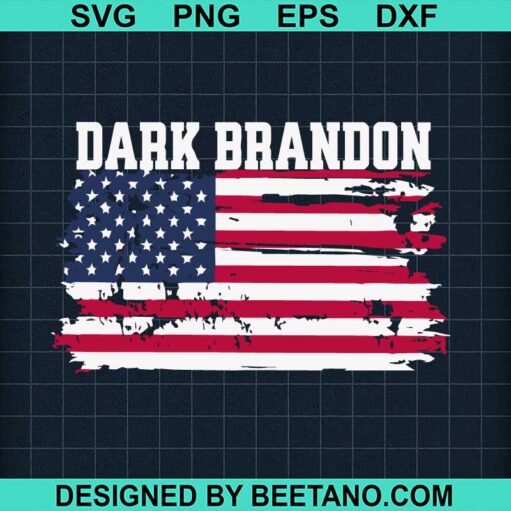 American Flag Dark Brandon SVG