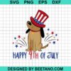 Dog Happy 4Th Of July Svg