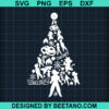 Dragon Ball Christmas Tree Svg