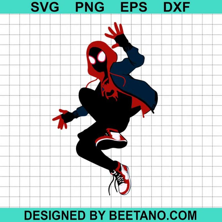 Miles Morales SVG, Spiderman SVG, Superhero SVG, Avengers SVG