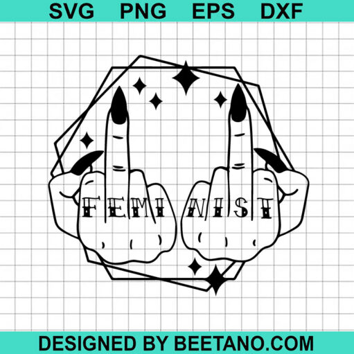 Feminist Middle Finger SVG