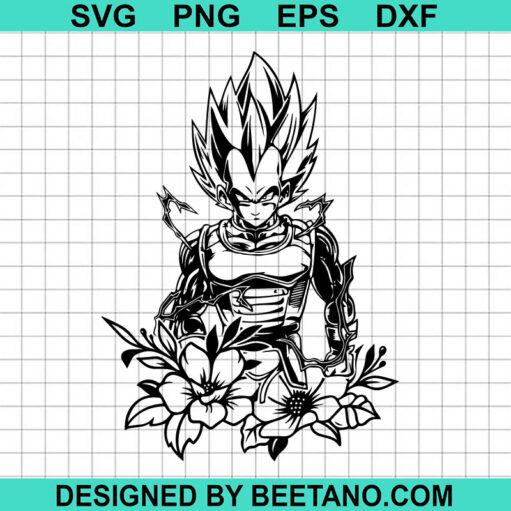 Vegeta Dragon Ball SVG