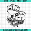 Dad Son And Dog Paw Hand Fist Svg