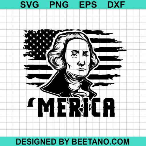 George Washington US Merica SVG