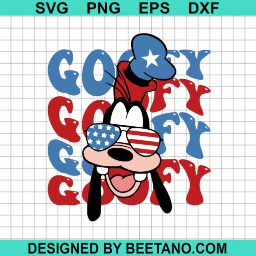 4th Of July Goofy SVG