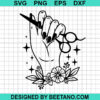 Floral Hair Hustler Svg