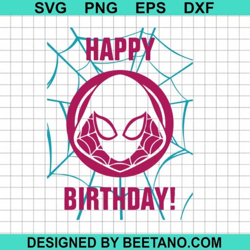 Miles Morales Happy Birthday SVG