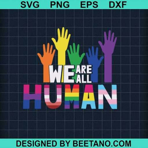 We Are All Human SVG