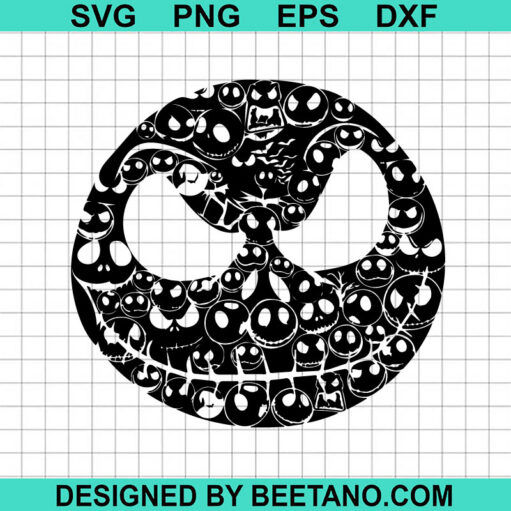 Jack Skellington Face Svg