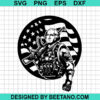 George Washington Us Flag Soldier Svg