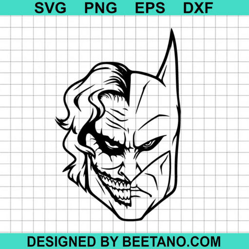 Batman Joker Face SVG