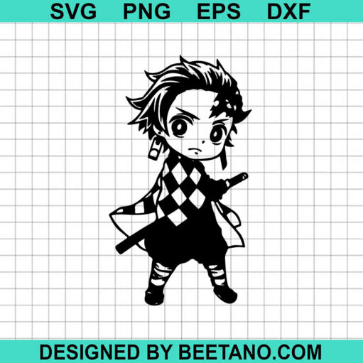 Chibi Tanjiro Anime SVG