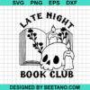 Late Night Book Club Svg
