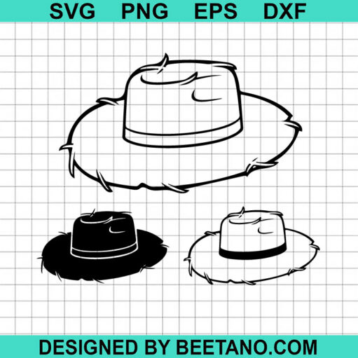 D Luffy Straw Hat SVG