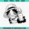 Monkey D Luffy Svg