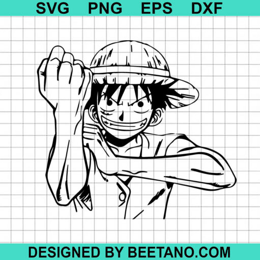 Monkey D Luffy Anime Svg