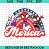 Spiderman 4Th Of July Svg