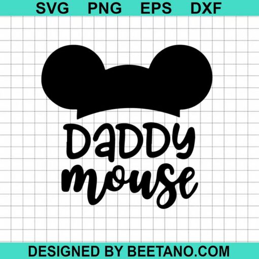 Daddy Mouse Svg