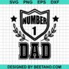 Number 1 Dad Svg