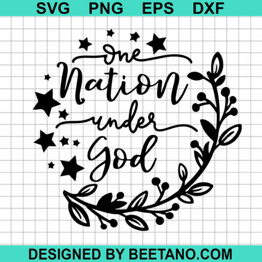 One Nation Under God Svg