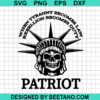 4Th Of July Skeleton Statue Of Liberty Svg