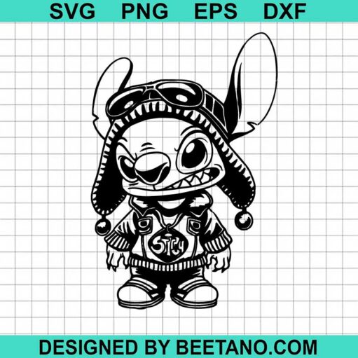 Angry Hipster Stitch SVG