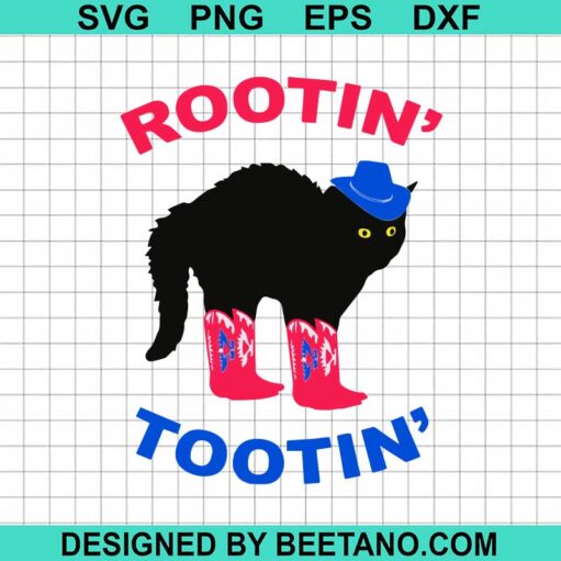 Rootin Tootin Cowboy Cat SVG