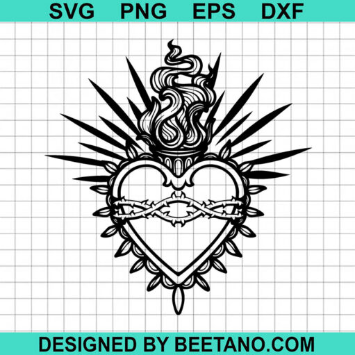 Sacred Heart Svg