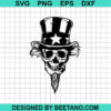 Patriotic Skeleton Uncle Sam Svg