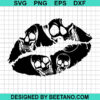 Lips Skull Head Svg