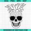 Pineapple Skull Svg
