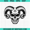 Evil Demon Skull Svg