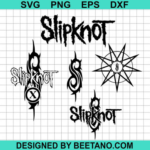 Slipknot Band Logo Bundle Svg