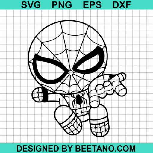 Baby Spiderman SVG