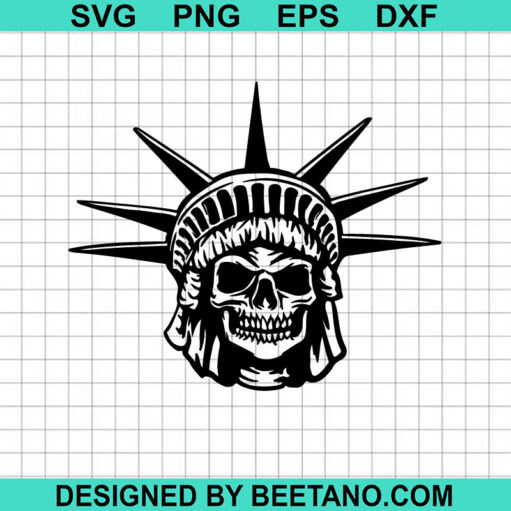 Patriotic Statue Of Liberty Svg