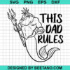 Mermaid Dad Svg
