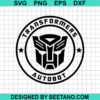 Transformers Autobot Svg