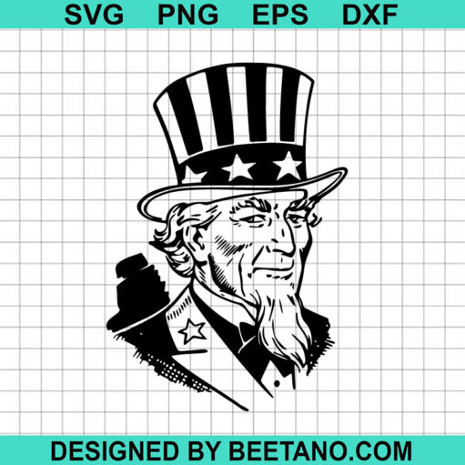 4th Of July Uncle Sam SVG