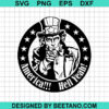 Uncle Sam America Hell Yeah Svg