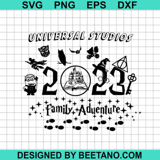 Universal Studio Family Adventure SVG