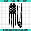 Us Flag With Dog Tags Svg