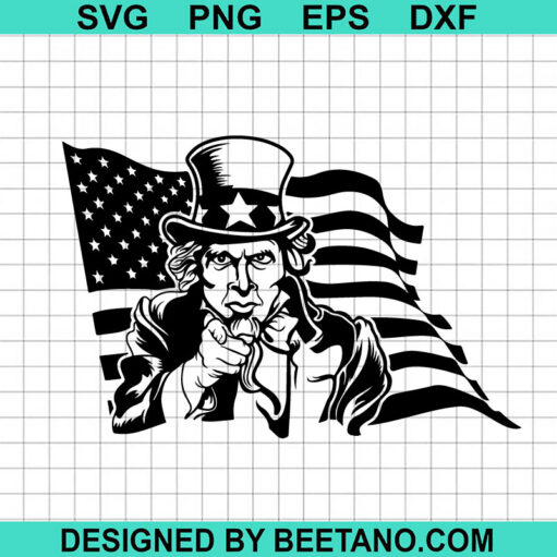 American Flag Uncle Sam SVG