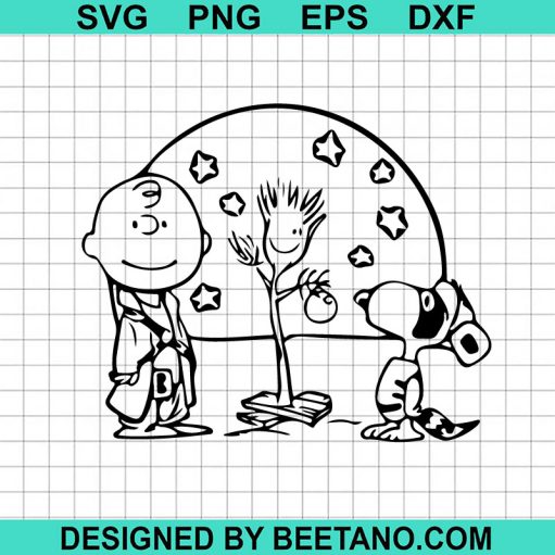 Charlie Brown Snoopy Christmas Guardians Of The Galaxy Svg