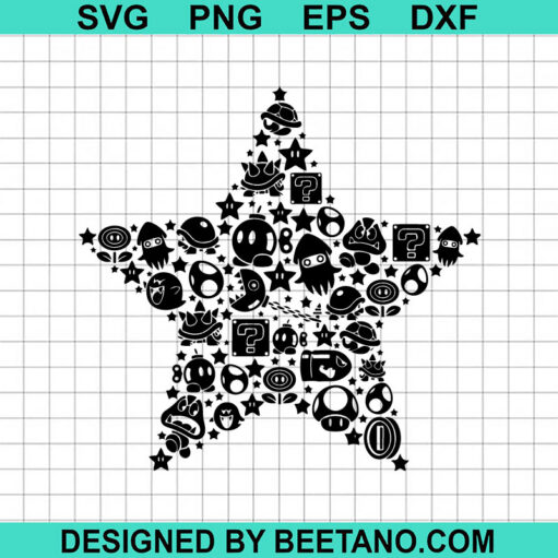 Super Mario Star SVG