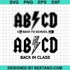 Abcd Back To School Svg