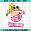 Barbie 5Th Birthday Svg