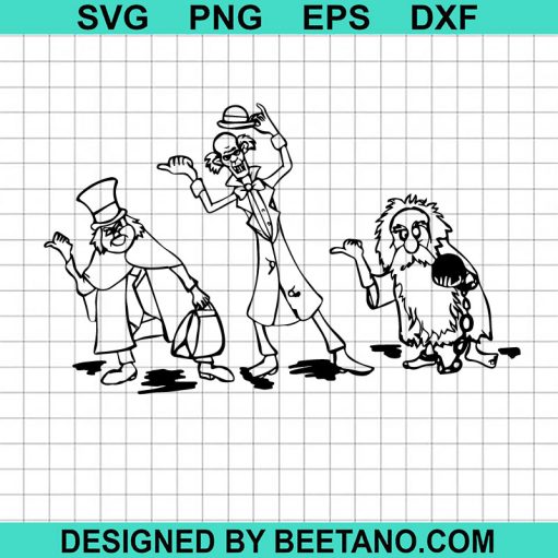 Hitchhiking Ghosts Haunted Mansion Svg